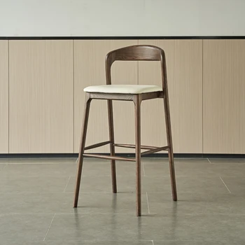 Деревянные обеденные стулья в скандинавском стиле Роскошный Кухонный стол Компьютерный Обеденный стол с прозрачным пляжным дизайном Элегантная мебель для салона