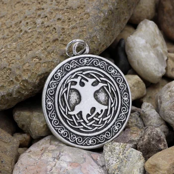 оловянная подвеска youe shone Tree of life, амулет-талисман, Волшебное языческое ожерелье из дерева скандинавских викингов