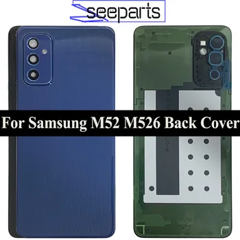 Для Samsung Galaxy M52 5G Задняя Крышка Батарейного Отсека Задняя Крышка Корпуса Запасные Части Для Samsung M52 M526B M526BR Крышка Батарейного отсека