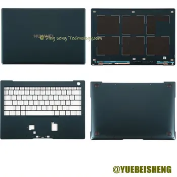 YUEBEISHENG New/org Для Huawei Matebook X Pro MACHD-WFE9 Задняя крышка с ЖК-дисплеем/Верхняя крышка подставки для рук/Нижняя крышка 2021 года, зеленый