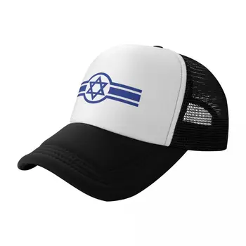 Кепка Мужская Рыболовный Флаг Израиля Бейсболки Унисекс Сетчатые Шляпы