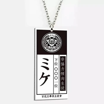 Оптовая продажа 5 шт Японского аниме Gambling Abyss Косплей Акриловое ожерелье-подвеска Jabami Yumeko Косплей Аксессуары для шеи для унисекс