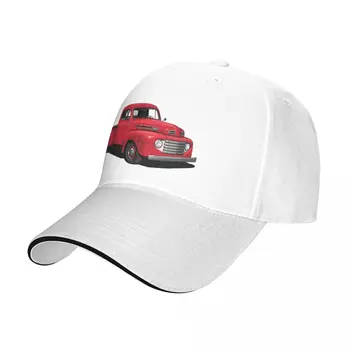Пикап Ford F1 1950 года выпуска, красная бейсболка, мужская шляпа для гольфа, западные шляпы, пляжная шляпа, мужские женские шляпы