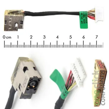 Разъем питания постоянного тока с кабелем Для ноутбука HP 240 246 G7 G8 14-Ck CY 14-BS Bu cm DG с Гибким зарядным кабелем постоянного тока