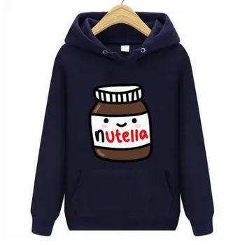 2021 забавная футболка толстовки Nutella Jar Рисунок Реалистичный, Как В Вашем холодильнике футболки Повседневные размеры S-4XL Толстовки с ДЛИННЫМ рукавом мужские