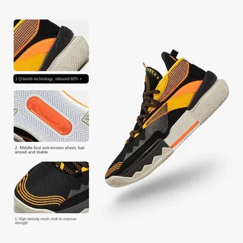 Сетчатая мужская спортивная обувь 361 Градус, мужские кроссовки, баскетбольная обувь, прогулочные кроссовки, корзина на подушке PRM