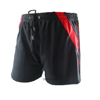 летние мужские плавательные шорты с эластичной резинкой плюс размер 6XL, свободные плавки, тонкие дышащие пляжные боксеры с надписью