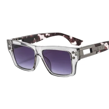 ZLY 2022 Новые Модные Квадратные Солнцезащитные очки Для мужчин И женщин с градиентными линзами, Оправа из сплава ПК, Роскошные Солнцезащитные очки в стиле путешествий, Брендовая Дизайнерская обувь