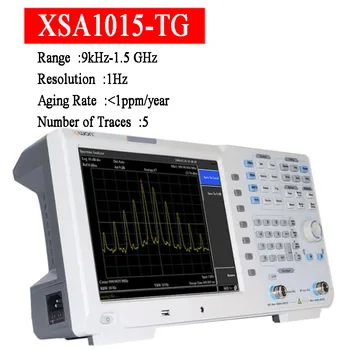 Цифровой анализатор спектра OWON XSA1015-TG с разрешением 1280x800 1 Гц, Полоса пропускания от 9 кГц до 1,5 ГГц, Осциллограф