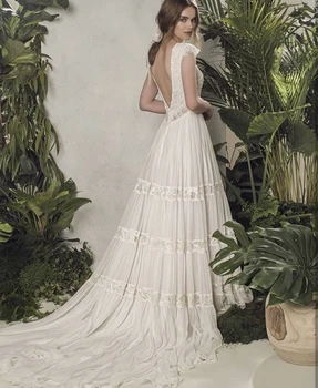 Свадебные платья 2020 Элегантные свадебные платья русалки с открытой спиной, свадебное платье