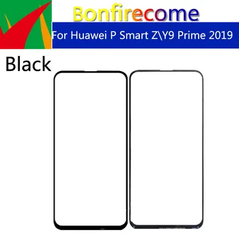 10 шт.\лот для Huawei P Smart Z ЖК-дисплей С Сенсорным экраном Спереди, Стеклянная Внешняя Линза Для Y9 Prime (2019) STK-L21 STK-L22 LX3 С клеем OCA