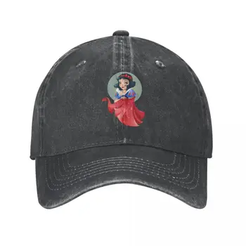 Стилизованные бейсбольные кепки Disney Snow White, солнцезащитные кепки Snapback, Мужские И женские Мультяшные кепки, Весенне-осенние Классические кепки