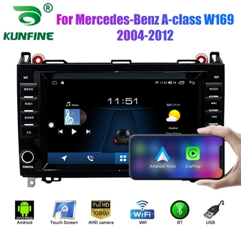 Автомагнитола Android 2 Din для Benz A-class W169 2004-2012, автомобильная стереосистема, автомобильный мультимедийный видеоплеер, DVD-плеер, GPS-навигация, Carplay