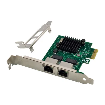 Гигабитная серверная сетевая карта BCM5718 PCI X1, двухпортовый сетевой адаптер, совместимый с PXE VLAN
