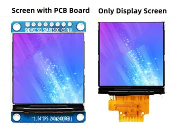IPS 1,54-дюймовый цветной экран 12P/8P/10P SPI HD TFT LCD (плата/без платы) ST7789 Drive IC 240 (RGB) * 240