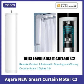 Aqara Smart Curtain Motor C2 Zigbee 3.0 Полностью Автоматический двигатель Дистанционного Управления Xiaomi Voice Control Работает С Apple HomeKit Mihome