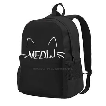 Мяу-кот, рубашка для кошек, футболка для кошек, идея подарка, рюкзак для студента, школьный ноутбук, дорожная сумка, мама кошки, мумия, Идея для любителей Мяу-кошек
