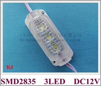 Светодиодный модульный светильник DC12V/DC24V 0.6 Вт 80lm SMD2835 3ed 65 мм * 25 мм водонепроницаемый IP65 Грузовой фонарь С длинным предупреждающим контуром транспортного средства