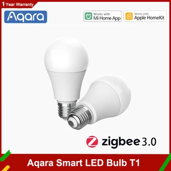 2023 Aqara Smart LED Лампа T1 Zigbee 3.0 С Дистанционным Управлением E27 220-240 В Для Google mi home APP Homekit