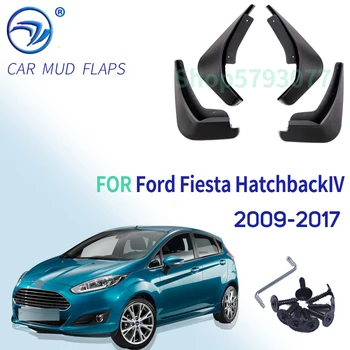 4 шт. Автомобильные передние и задние брызговики, брызговики для Ford Fiesta Hatchback 2009-2017