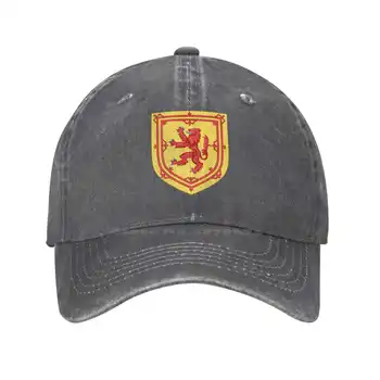Джинсовая кепка с логотипом Шотландии высшего качества, бейсболка, вязаная шапка