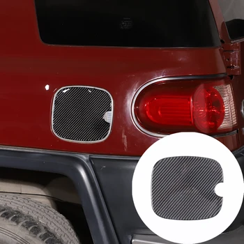 Крышка топливного бака автомобиля из мягкого углеродного волокна, защитная крышка для газомасляной системы, внешняя рама для Toyota FJ Cruiser 2007-2021 Аксессуары