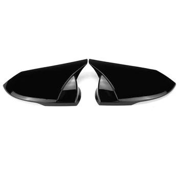 Автомобиль M Style глянцевый черный чехол для зеркала заднего вида, накладка на раму боковых зеркал заднего вида для Hyundai Elantra 2021 2022
