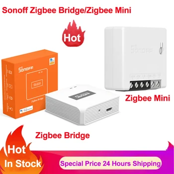 Sonoff ZBMini Smart Zigbee 3.0 DIY Switch Умный Дом Дистанционное Управление Таймер Переключатель Через приложение Ewelink Работа с Zigbee Bridge Alexa