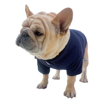 K5DC Рубашка для собак породы корги, рубашка для французского бульдога, рубашка-поло для средних собак, мальчик