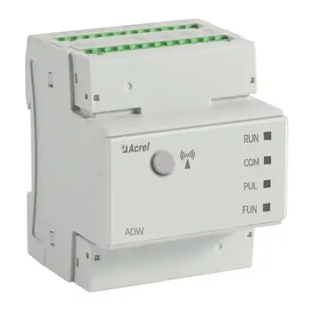 Интеллектуальный счетчик энергии Acrel ADW200-D10-4S Позволяет измерять все электрические параметры 4 каналов 3-фазных цепей.