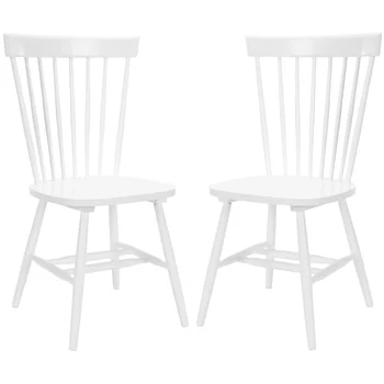 Обеденный стул Safavieh, комплект из 2 предметов, Мебель для столовой Обеденный стул (белый / малиновый) опционально
