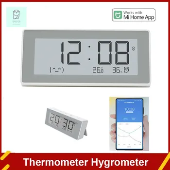 Оригинальный Термометр MiaoMiaoCe Датчик температуры и влажности Smart E-Link INK ЖК-экран BT4.0 Цифровые часы Влагомер в наличии