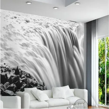 большие фрески wellyu на заказ, современная минималистичная мода, водопады, вода, здоровье, акварельный фон, обои для стен