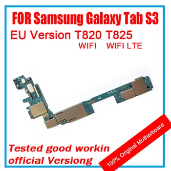 для Samsung Galaxy Tab S3 T820 T825 T827 Материнская плата (LTE) T825 Основная плата Поддержка WIFI + SIM Android OS (WiFi) T830 Панель Tab