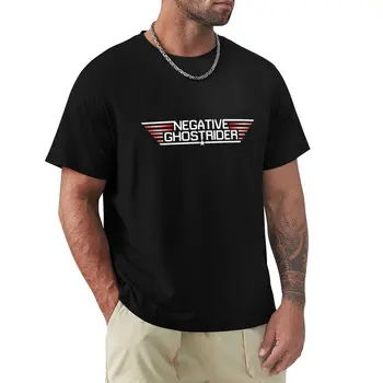 Негативный Ghostrider, футболка с полным рисунком, эстетическая одежда, забавная футболка, Короткая футболка, мужские графические футболки
