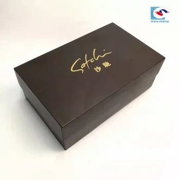 индивидуальный дизайн SENCAI оптом жесткие бумажные коробки с логотипом для упаковки обуви