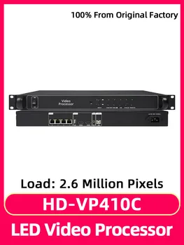 HD-VP410C Полноцветный светодиодный дисплей, видеопроцессор, контроллер синхронной системы 2 в 1, воспроизведение через USB