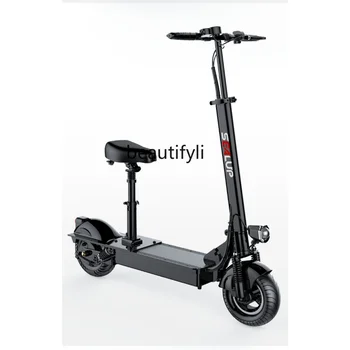Электрический скутер для взрослых, мужской и женский складной мини-скутер с аккумулятором для автомобиля