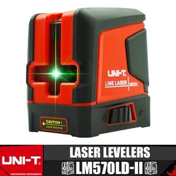 UNI-T LM570LD-II 2 Линии Лазерный Уровень Поперечная Разметка Измерительный Прибор Зеленый Луч Самовыравнивающийся Вертикальный Горизонтальный
