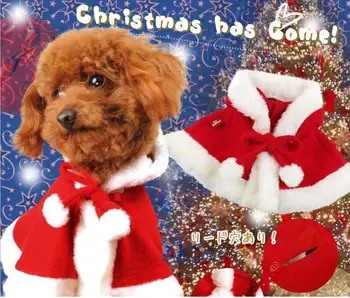 Одежда для рождественской вечеринки, подарок, костюм щенка, шаль для собаки, плащ, кошка, одежда Санта-Клауса, свитер, Аксессуары для домашних животных