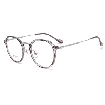 Бета-титановые височные очки Против синей близорукости, очки по рецепту, Ретро-очки Для женщин, мужчин, Оптические оправы Tr90