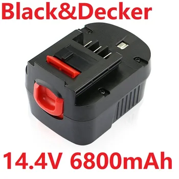 NiMH Аккумуляторная батарея Black Decker 14,4 В 6800 мАч Подходит для всей модели Black & Decker 14,4 В