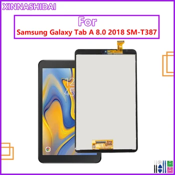Для Samsung Tab A T387 2018 ЖК-дисплей С Сенсорным Экраном Дигитайзер В Сборе 8,0 