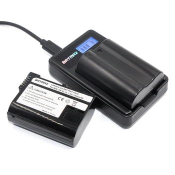 2X EN-EL15 EN EL15 ENEL15 Батарея камеры + ЖК-USB Зарядное Устройство для Nikon D600 D610 D600E D800 D800E D810 D7000 D7100 d750 V1 MH-25