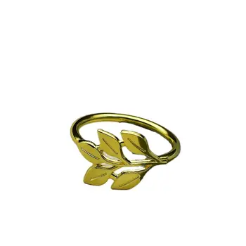 2 шт./лот SHSEJA Изысканное кольцо для салфеток металлическое покрытие кольцо для салфеток модная пряжка для салфеток из клена настольные украшения
