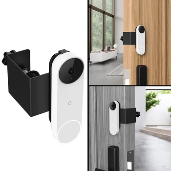 Кронштейн для крепления видеодомофона с регулируемым кольцом Без сверла, Противоугонный дверной держатель для видеодомофона Blink / Google Nest Doorbell