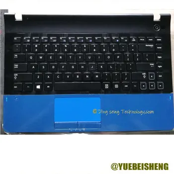 Новинка для Samsung NP300E4C NP3430EA NP300E4A 305E4A 300E4X 300E43 3431EX Упор для рук, верхняя крышка клавиатуры США, Сенсорная панель, синий цвет