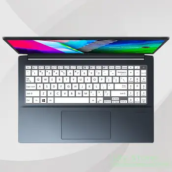 Для Asus vivobook pro 15x 2021 M3500Q M3500QC 15,6 дюймов Силиконовая Крышка Клавиатуры ноутбука Защитная Кожа