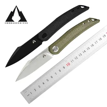 Ножи Cmb Kisame CMB-03 K110, стальное лезвие Micarta + Стальная ручка, складной карманный нож для кемпинга на открытом воздухе, Охотничий EDC