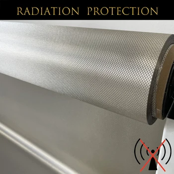 Свернутая Ткань Фарадея RFID-Экранирующий Блок WiFi/RF-Антирадиационная Проводящая Магнитная Ткань Для защиты от ЭМП Меди/никеля